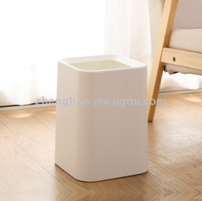 Nordic dustbin family living room bathroom lidless double layer office paper basket