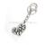 Fashion creative new alloy diamond love key chain accessory car ladies luggage accessories custom small gifts
