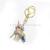 Korean New Rhinestone Unicorn Keychain Pendant Creative Metal Accessory Bag Ornament Gifts Custom Wholesale