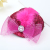 Festival Performance Bright Silk Silver Silk Ball 10 cm small hat Creative headdress jewelry Hat hair clip Bow