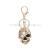 Boutique diamond crystal skull shaped key chain fashion creative car bag pendant gifts customization