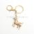 Factory Direct Sales Creative Rhinestone Puppy Key Chain Cartoon Diamond Animal Dog Pendant Promotional Customized Small Gift