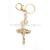 Korean Exquisite Ballet Girl Rhinestone Keychain Fashion Creative Car Women's Bags Ornament Promotional Gifts