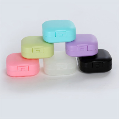 · Plastic soap box, asphalt soap box, travel seal with cover, soap box, candy color soap box