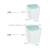 Sorting trash bin household wet and dry trash bin kitchen toilet thickened plastic bucket double use paper basket