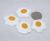 Resin imitation Fried egg egg accessories DIY resin egg brooch hair accessories
