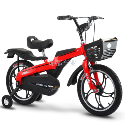 The new magnesium alloy children's bicycle with one wheel and two discs brake is 14 \"16\" 18 \"children's bicycle