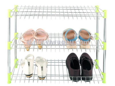 Stainless steel thick multi-layer shoe rack integrated multi-layer creative shoe rack combination storage layer rack