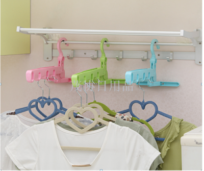 Multi-functional hanger rack clothes storage TV shopping