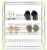 Stainless steel thick multi-layer shoe rack integrated multi-layer creative shoe rack combination storage layer rack