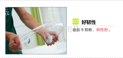 Bathroom transparent PC towel rack wall hanging rack suction cup bath towel rack TV shopping