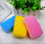 Candy color cleaning sponge durable decontamination cleaning sponge block 3PCS cleaning brush trade hot