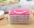 Storage box can be microwave defrost dumplings box super - large 18 - box dumplings frozen storage box kitchen tools