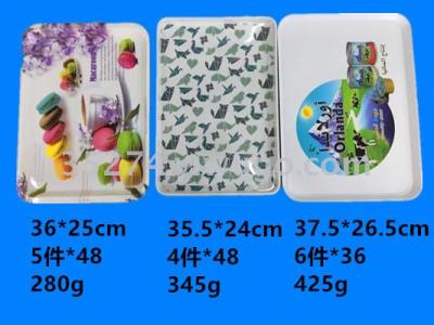 Melamine tableware Melamine tray a large number of spot stock low-priced processing run corners set hot style