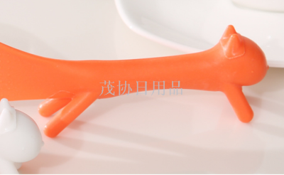 Squirrel rice spoon super cute vertical non-stick rice spoon with spoon kitchen gadgets