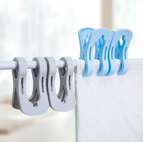 Japanese Style Big Clip Quilt Plastic Clip Drying Home Clip Hanger Clothes Household Clothespin Large Size Cotton Quilt Clip