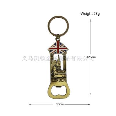 Metal bottle opener custom bottle opener for Big Ben, union jack, tourist attractions, arts and crafts gifts