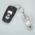 New pearl rabbit diamond key chain creative ladies bag pendant cute cartoon animal car key chain