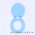 Toilet Lid Toilet Lid Household Toilet Cover Thickened Slow-down Old U-Shaped Old Circle Accessories
