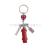 New hot selling creative union flag metal key chain personalized London red bus pendant gift customization