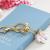 Creative New Christmas Snowflake Gloves Keychain Metal Diamond Bag Fashion Pendant Cute Holiday Small Gift