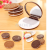 Attractive Chocolate Filled Cookies Makeup Mirror/Chocolate Portable Mirror