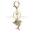 Exquisite dolphin car key ring metal diamond custom key ring logo gifts custom key chain