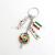 Hot selling new simulation lollipop metal key chain creative Hungarian tourist souvenirs auto accessories customization