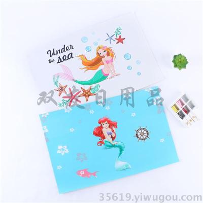 Dining Table Insulation Mat Heat-Proof Mat Household European Cartoon Dining Room Waterproof Placemat Spacer Western-Style Placemat Plate Mat