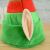 Christmas Hat Christmas Decoration Red and Green Stripes Vertical Ear Elf Hat Cute Party Supplies Christmas Adult Cap