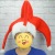 Christmas Hat Christmas Holiday Decoration Supplies Cotton Filling Tricorne Christmas Cute Funny Hat Party Supplies