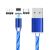 1 meter USB data cable 360 degree blind absorption fashionable streamer douyin with magnetic suction three in one charge