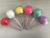 Manufacturer wholesale rainbow plush ball pen, ball pen pen can be customized
