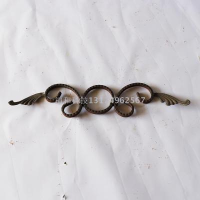 Wrought iron fittings stair column fittings stair flowers