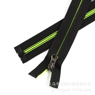 New Product Creative Features No. 5 Nylon Zipper Anti-Pull Toothless Sports Clothing Jacket Lightweight Clothing Zipper