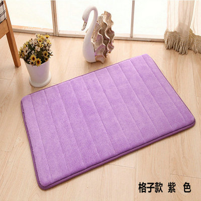 Direct sales non-slip water absorption mat memory cotton slow rebound kitchen kitchen toilet coral velvet non-slip water absorption mat