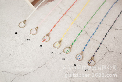 Handmade Accessories 3# Transparent Color Zipper Nylon Candy Color Closed Tail Bag Zipper 25cm Color Customization