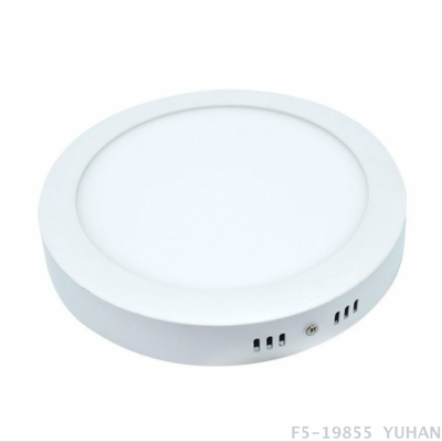 LED panel light 12W (bright, round), no hole down light, large quantity can be customized customer packaging
