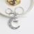 South Korea Dongdaemun Diamond Star Moon Keychain Pendant Women Bag Jewelry Pendant Wechat Hot-Selling