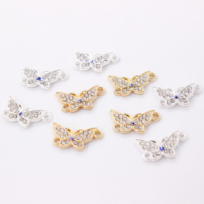 Fashion new clothes accessories diy point diamond jewelry butterfly metal point diamond accessories manufacturers wholesale clothing accessories