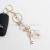 Factory Direct Sales Creative Heart-Shape Lock Rhinestone Metal Car Key Ring Handbag Pendant Customizable Key Chain Accessories