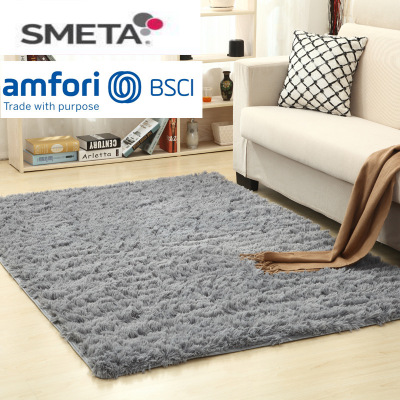 Manufacturer direct sale wholesale modern silk wool carpet sitting room rectangular tea table sofa bedside carpet bedroom mat