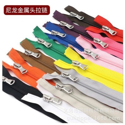 5#3# Nylon Metal Zipper Factory Direct Sales Clothing Bags Customizable Size Tent