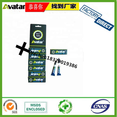 AVATAR Super shoes Glue 502 for Plastic / Leather / Rubber , Strong bonding glue 3g