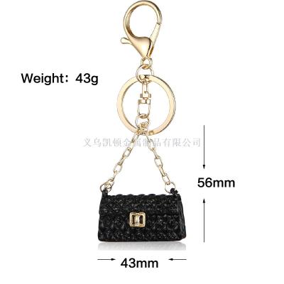 European and American Style Metal Rhinestone Bear Keychain Cars and Bags Accessories Pendant Promotional Gifts Wholesale
