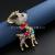 New fashion creative Q version sika deer key chain cute bag pendant manufacturers can be customized car pendant