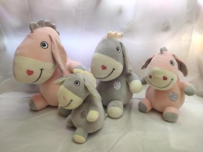 Cute software small donkey stuffed animal soft toy software pillow grab machine doll girls children's gifts