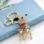 New fashion creative Q version sika deer key chain cute bag pendant manufacturers can be customized car pendant