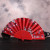 Craft fan, fan, fan, fan, fan. Ladies Flat Silk Plastic Folding Fan Foreign Trade Gift Fan Undertake Customization