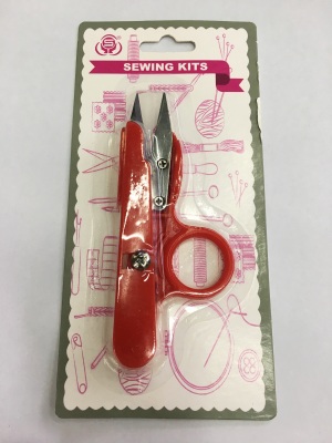 Manufacturers direct contact scissors clothing accessories cutting thread head plastic handle yarn cutting plastic scissors